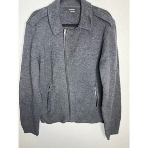 The Kooples Zip Wool Cardigan Sweater XL
